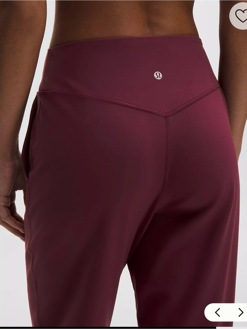 lululemon athletica Maroon High-Rise Align Legging Joggers